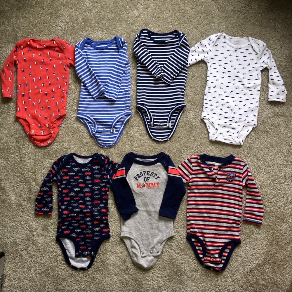 7 Carters Onesies